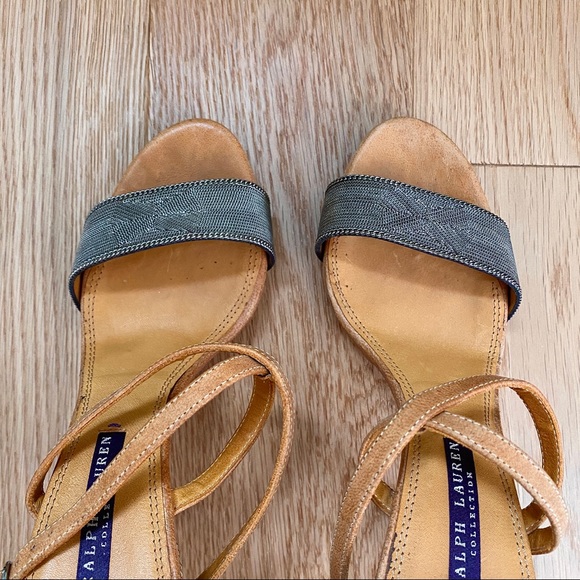 Ralph Lauren Designer Chain Heels 7.5 - Picture 6 of 12